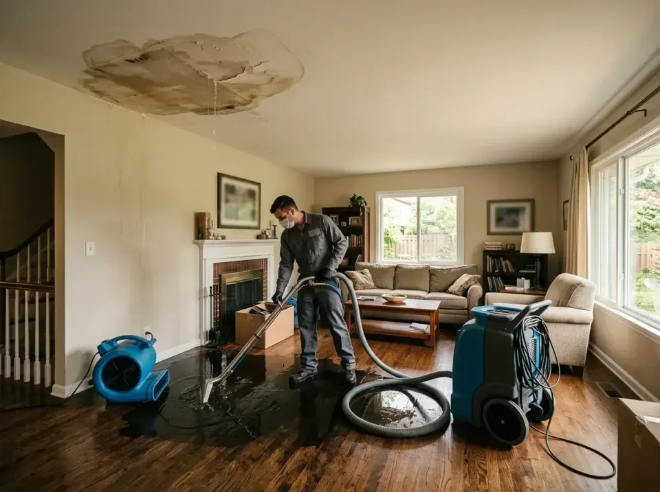 attic-pipe-burst-ceiling-drip-008 — frequently asked questions, Water Damage Restoration & Carpet Care in Bridgeville, PA